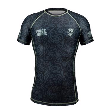 PRIDE OR DIE fearless RASHGUARD - BLACk